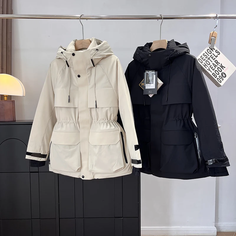 Thiened уличный зимний пуховый джет женский теплый зимний комбинезон на подкладке пальто с капюшоном лыжная парка для похудения талии дизайн
Thiened уличный зимний пуховый джет женский теплый зимний комбинезон на подкладке пальто с капюшоном лыжная парка для похудения талии дизайн