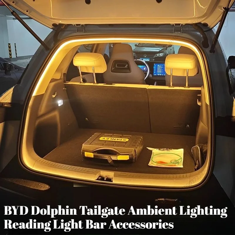 Fit for BYD 2023-2026 Trunk Light Strip Dolphin Tailgate Ambient Reading Light Bar Decorative Lamps & Strips Car Lights durable
Fit for BYD 2023-2026 Trunk Light Strip Dolphin Tailgate Ambient Reading Light Bar Decorative Lamps & Strips Car Lights durable