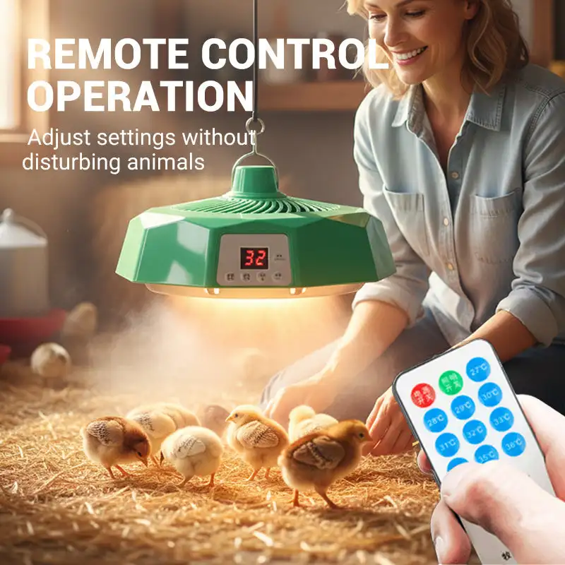 Pet Intelligent Heating Lamp Farm Poultry Temperature Control Lamp Air Warming Heating Cow Chicken Dog Brooding Incubator 220V
Pet Intelligent Heating Lamp Farm Poultry Temperature Control Lamp Air Warming Heating Cow Chicken Dog Brooding Incubator 220V