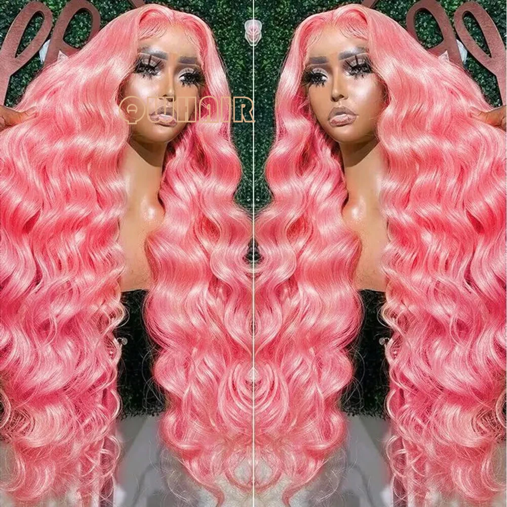 QW Body Wave Long Synthetic Lace Front Wig Pink Hair Lace Frontal Wigs for Women Heat Resistant Fiber Cosplay
QW Body Wave Long Synthetic Lace Front Wig Pink Hair Lace Frontal Wigs for Women Heat Resistant Fiber Cosplay