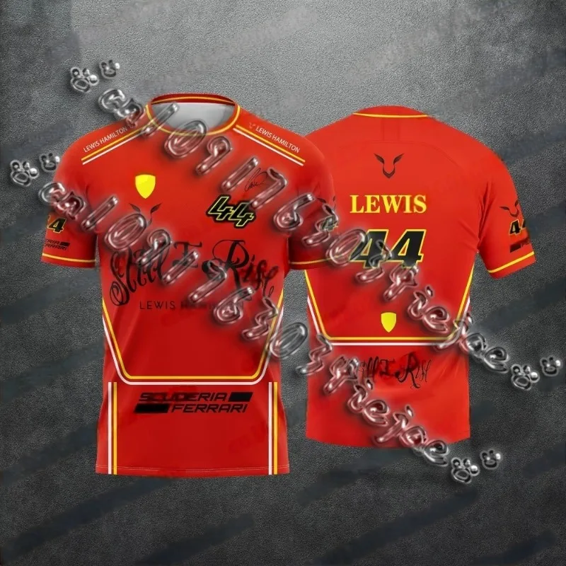 New Men's Quick-drying T-shirt Lewis Hamilton F1 Racing Suit Comfortable and Casual Breathable Sweat-absorbing Short Sleeves
New Men's Quick-drying T-shirt Lewis Hamilton F1 Racing Suit Comfortable and Casual Breathable Sweat-absorbing Short Sleeves