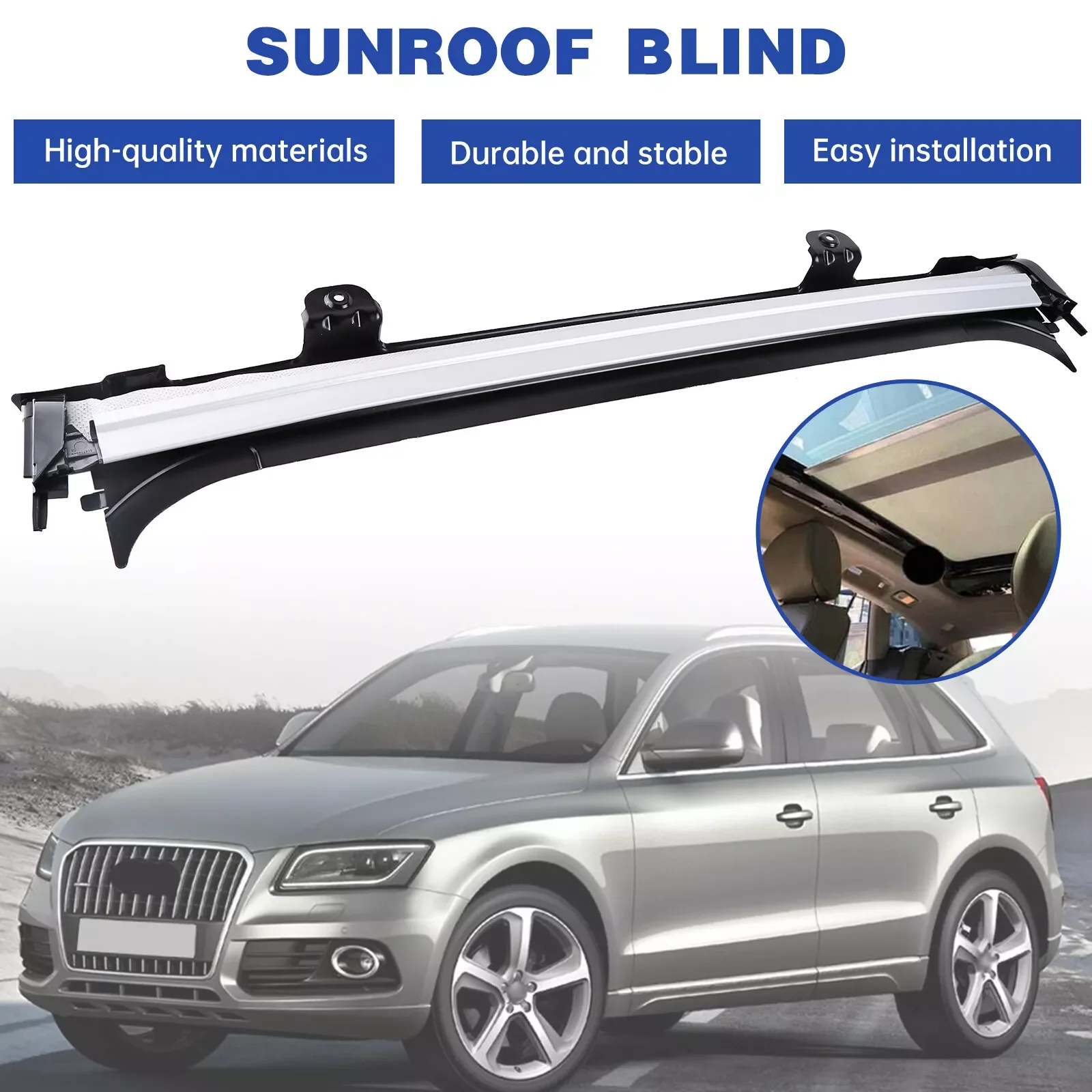 For Audi Q5 2009-2018 VW Tiguan 2008-2017 Skoda Yeti 2010-2018 1K9877307A Car Panoramic Sunroof Sunshade Curtain Cover Assembly
For Audi Q5 2009-2018 VW Tiguan 2008-2017 Skoda Yeti 2010-2018 1K9877307A Car Panoramic Sunroof Sunshade Curtain Cover Assembly