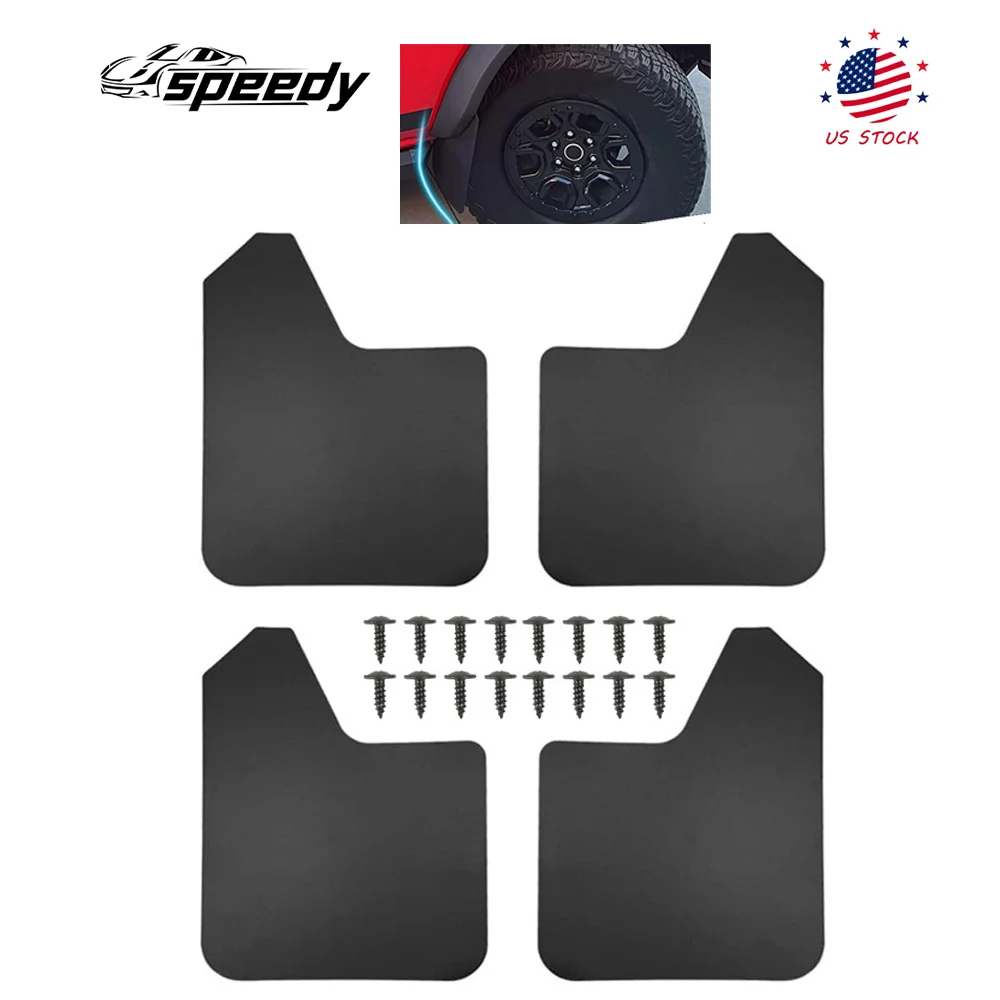 4x Wide Rally Mud Flaps Splash Guard Mudguard Black For Toyota Tacoma 95-2004 2005-23
4x Wide Rally Mud Flaps Splash Guard Mudguard Black For Toyota Tacoma 95-2004 2005-23