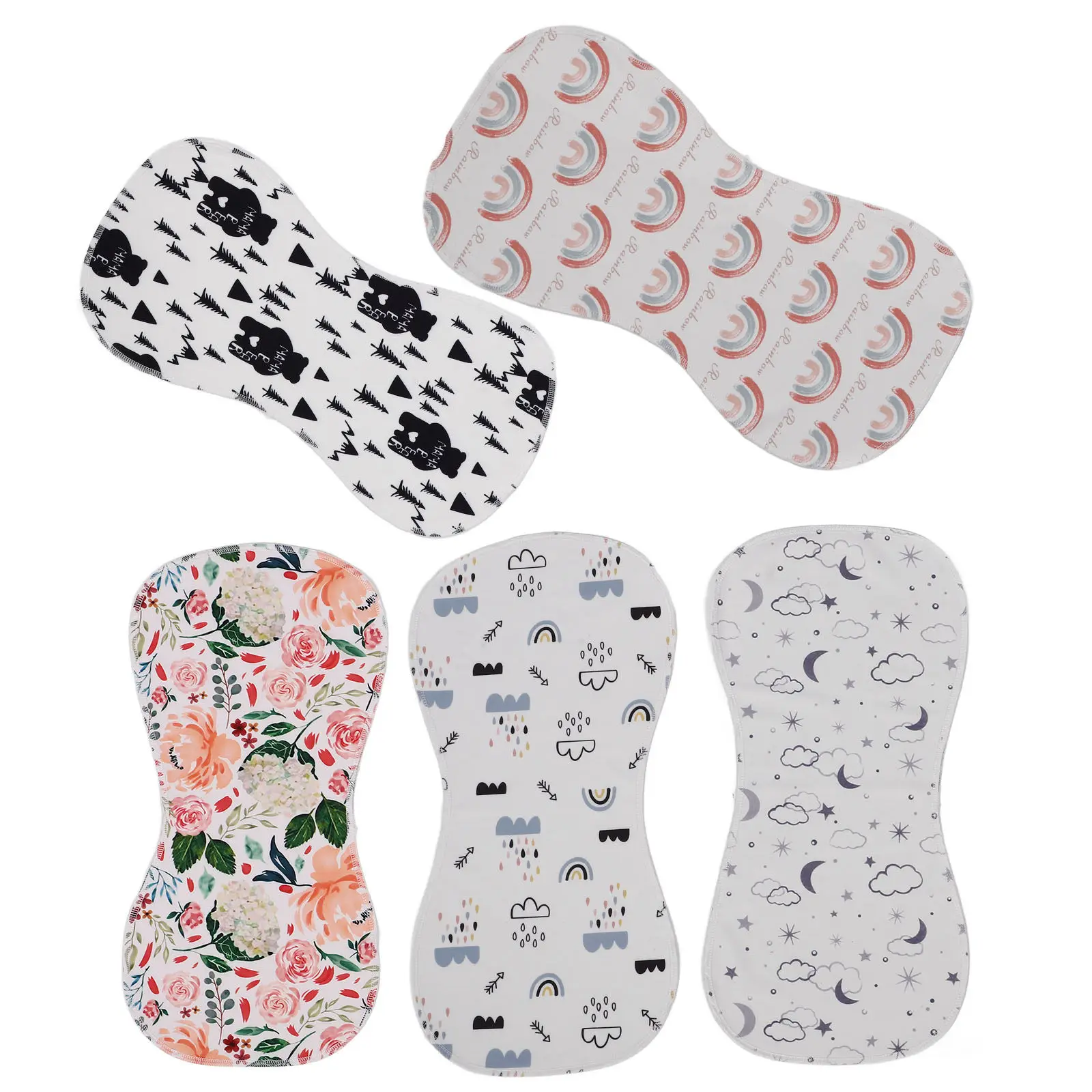 5pcs Baby Burp Cloths Cotton Saliva Towels Newborn Washcloths Absorbent Toddler Bibs Gentle Skin Care Random Color
5pcs Baby Burp Cloths Cotton Saliva Towels Newborn Washcloths Absorbent Toddler Bibs Gentle Skin Care Random Color
