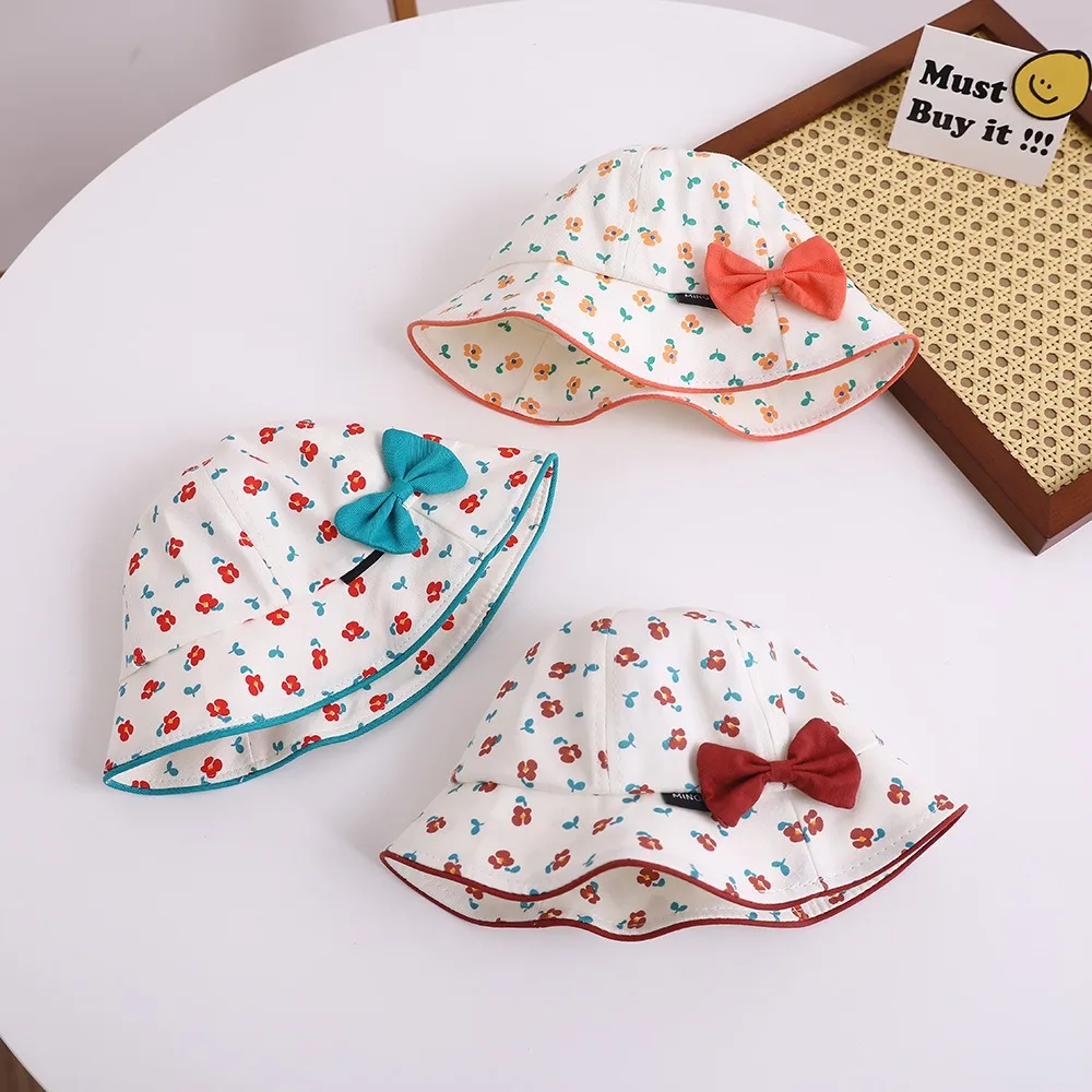 Comfortable Korean Style Flower Bucket Cap Wide Brim Bowknot Baby Shading Hat Anti-UV Cotton Empty Top Kid Sunhat Spring/Summer
Comfortable Korean Style Flower Bucket Cap Wide Brim Bowknot Baby Shading Hat Anti-UV Cotton Empty Top Kid Sunhat Spring/Summer