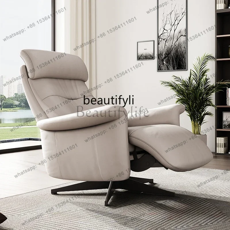 Single Electric Functional Sofa Recliner Lazy Living Room Leisure First Layer Cowhide Leather Rocking Chair
Single Electric Functional Sofa Recliner Lazy Living Room Leisure First Layer Cowhide Leather Rocking Chair