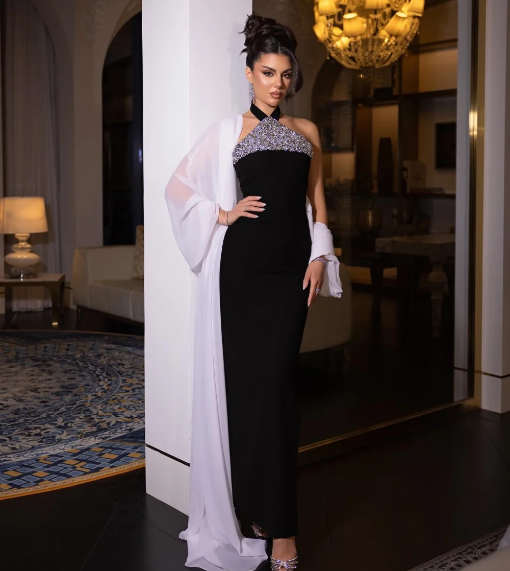 Customized Elegant Sequined Pleat Straight Halter Midi Dresses Bespoke Occasion Exquisite Sizes Available
Customized Elegant Sequined Pleat Straight Halter Midi Dresses Bespoke Occasion Exquisite Sizes Available