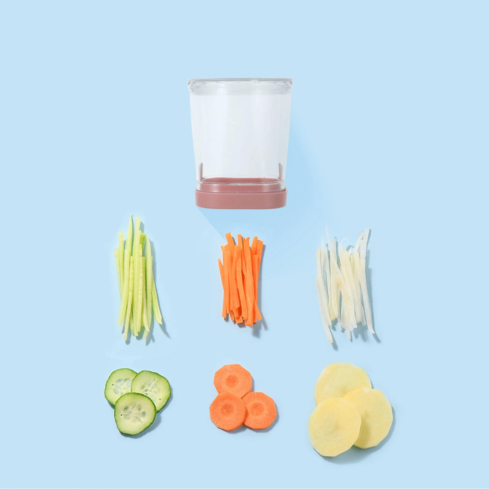 Food Slicer 304 Stainless Steel Cup Strawberries Banana Fruits Vegetables slicer kitchen gadget storage container
Food Slicer 304 Stainless Steel Cup Strawberries Banana Fruits Vegetables slicer kitchen gadget storage container