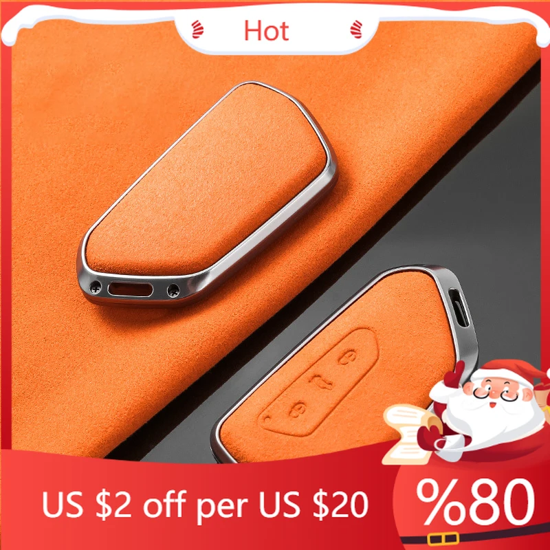 Hot Metal Suede Car Remote Key Cover Case Holder shell Keychain Fob For Volkswagen VW New Golf 8 MK8 Teramont Interior Stickers
Hot Metal Suede Car Remote Key Cover Case Holder shell Keychain Fob For Volkswagen VW New Golf 8 MK8 Teramont Interior Stickers