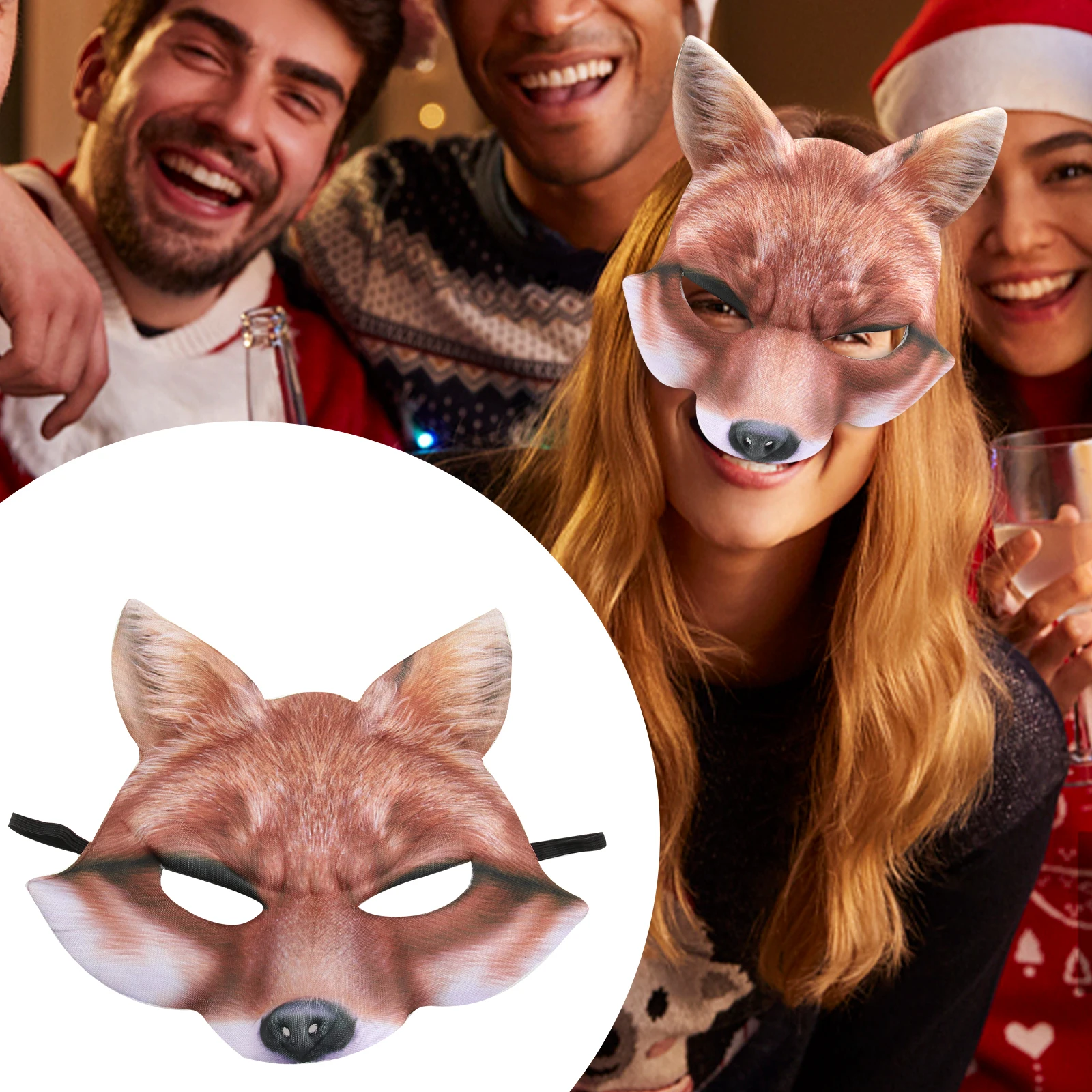 Luxury Fox Mask Half Face Eva Cosplay Costume Accessory For Halloween Carnival Masquerade Elegant Mysterious Design Comfortable
Luxury Fox Mask Half Face Eva Cosplay Costume Accessory For Halloween Carnival Masquerade Elegant Mysterious Design Comfortable