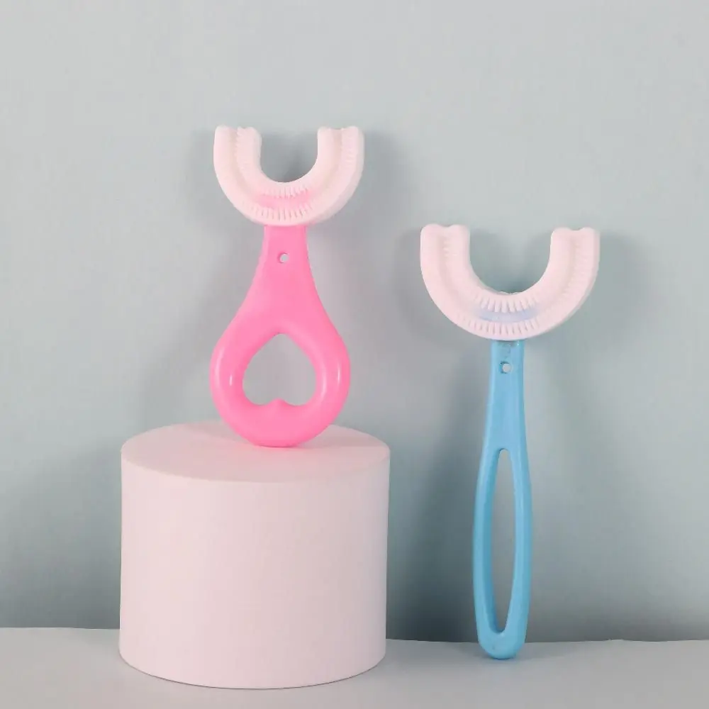 Soft Manual Toddler Silicone 2-12 Years Old Children Oral Care Teeth Cleaning Brushes Toothbrushes U-Shape Toothbrushes
Soft Manual Toddler Silicone 2-12 Years Old Children Oral Care Teeth Cleaning Brushes Toothbrushes U-Shape Toothbrushes