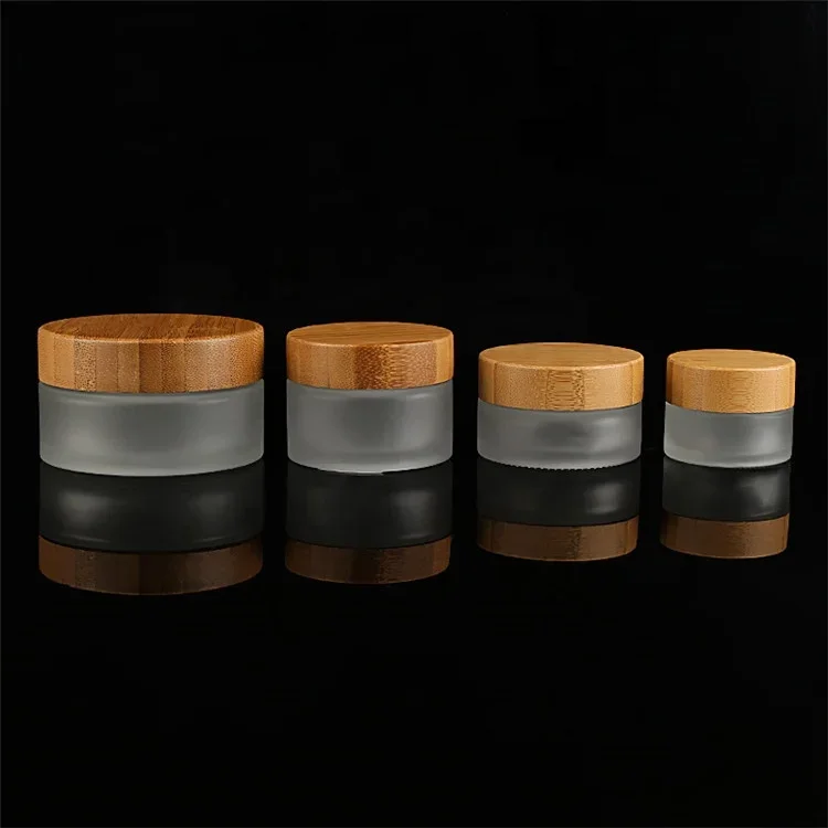high quality WHolesale Frosted Cosmetic Glass Jar with Bamboo Lid face cream skincare containers,Empty Cosmetic glass Containers
high quality WHolesale Frosted Cosmetic Glass Jar with Bamboo Lid face cream skincare containers,Empty Cosmetic glass Containers