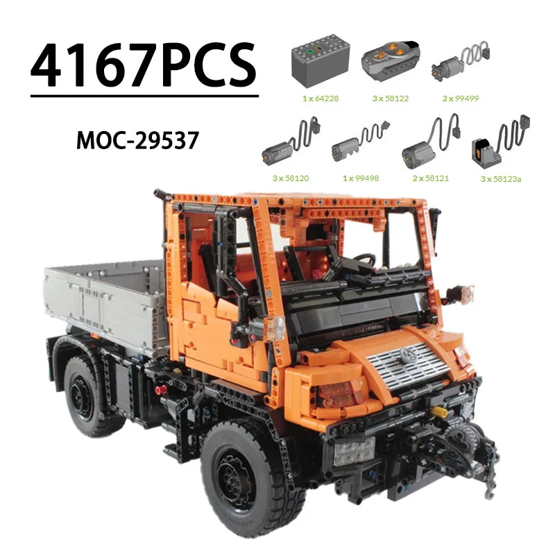 MOC-29537 Building Blocks Super Off-Road Truck Model Display, 4167 Pieces, Children's Birthday, Christmas, and New Year Gift
MOC-29537 Building Blocks Super Off-Road Truck Model Display, 4167 Pieces, Children's Birthday, Christmas, and New Year Gift