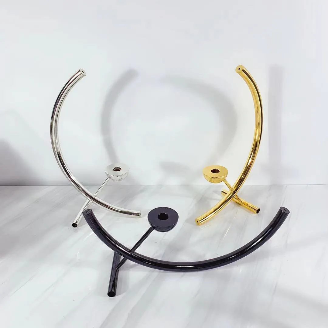 Modern home gun black gold silver plated metal U-shaped candle holder dining room living room table top ornaments ornaments
Modern home gun black gold silver plated metal U-shaped candle holder dining room living room table top ornaments ornaments