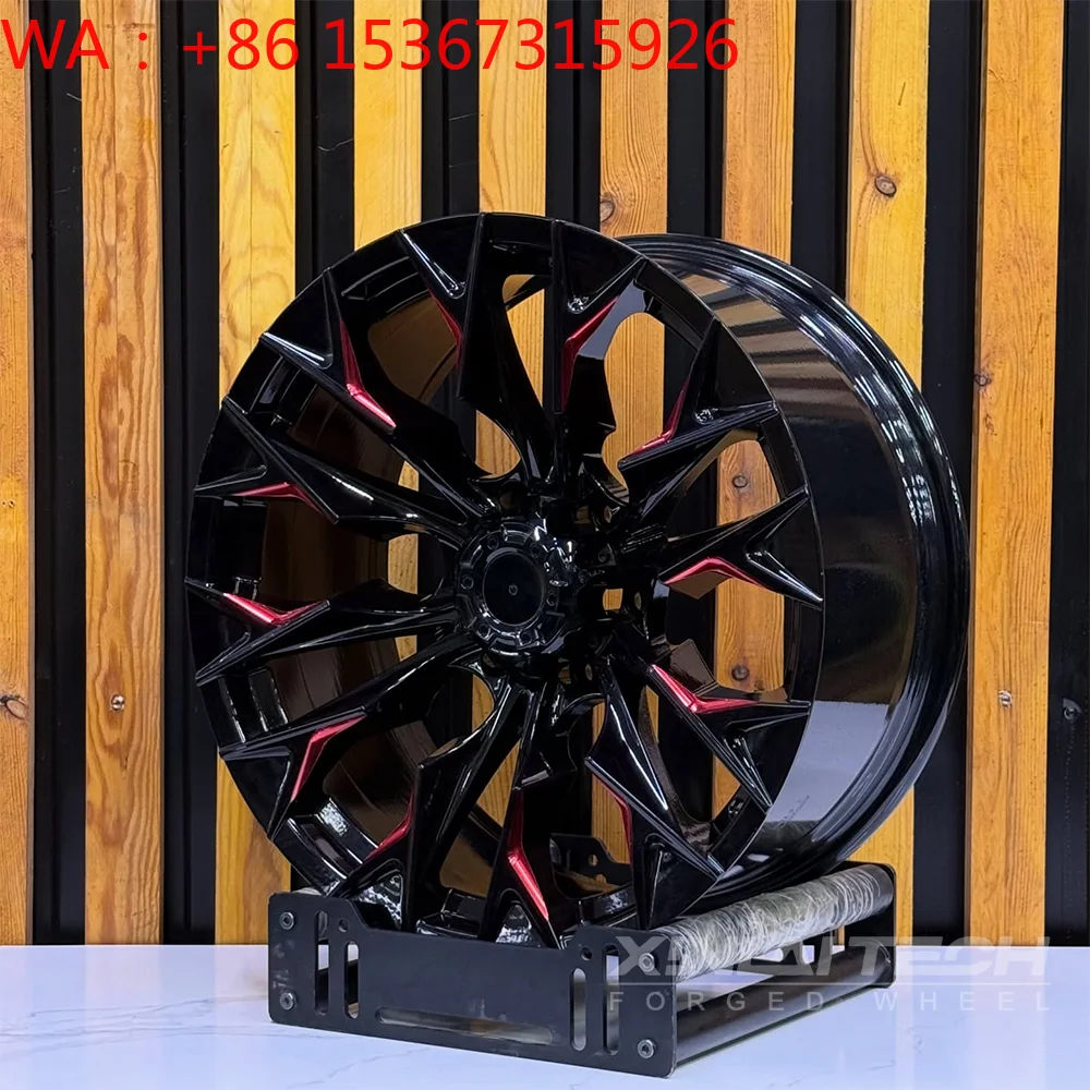 Gloss Black Red Accent Forged Wheels 18-22 Inch 5x114.3 5x120 6x139.7 PCD SUV Sedan Rims
Gloss Black Red Accent Forged Wheels 18-22 Inch 5x114.3 5x120 6x139.7 PCD SUV Sedan Rims