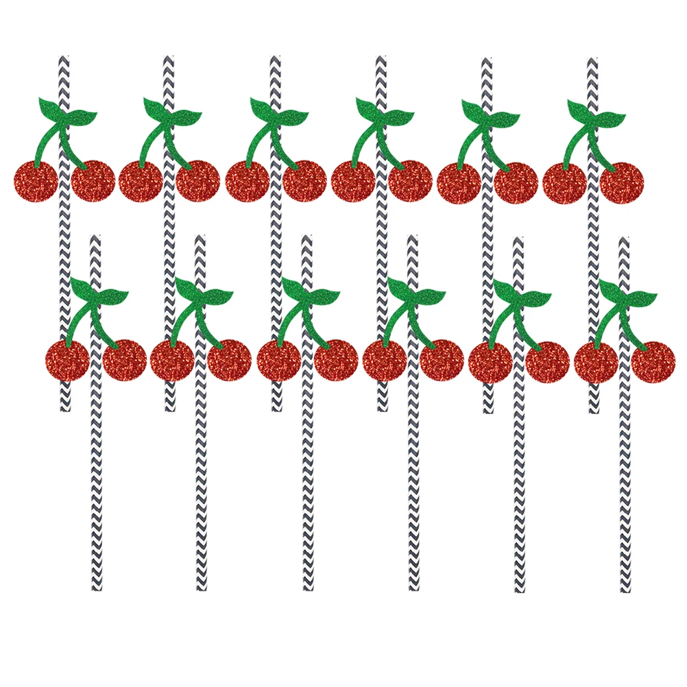 12 Pcs Cherry Straws Disposable Cocktail Drinking Tubes Party Decorative Paper Thick Spiral For Drinks Festivals Celebrations
12 Pcs Cherry Straws Disposable Cocktail Drinking Tubes Party Decorative Paper Thick Spiral For Drinks Festivals Celebrations