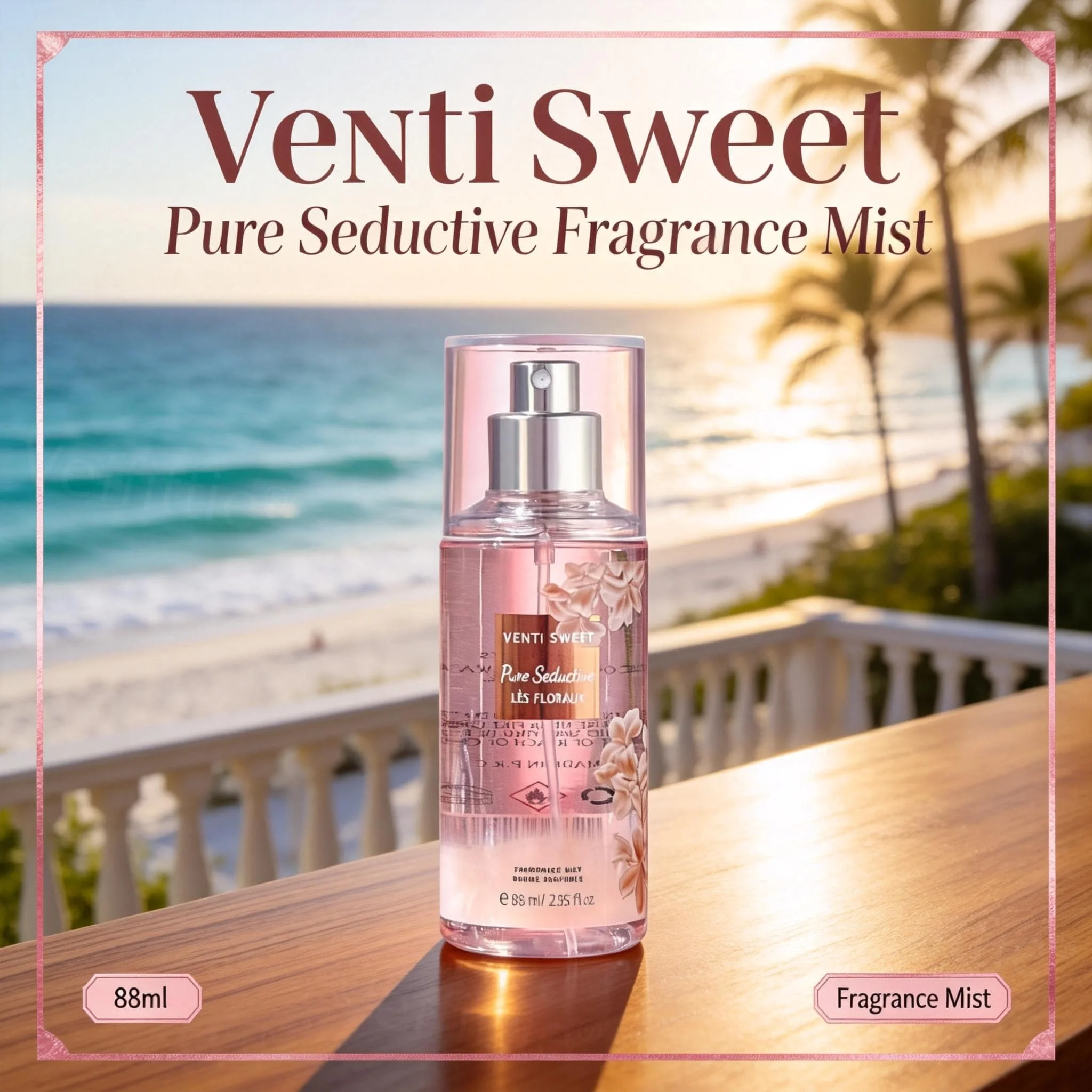 Coastal Gardenia Apple Breeze 2.95oz Fragrance Mist, Long Lasting Light Scent, Beach Wear, Airy Tone for Sunny Vacation Getaways
Coastal Gardenia Apple Breeze 2.95oz Fragrance Mist, Long Lasting Light Scent, Beach Wear, Airy Tone for Sunny Vacation Getaways
