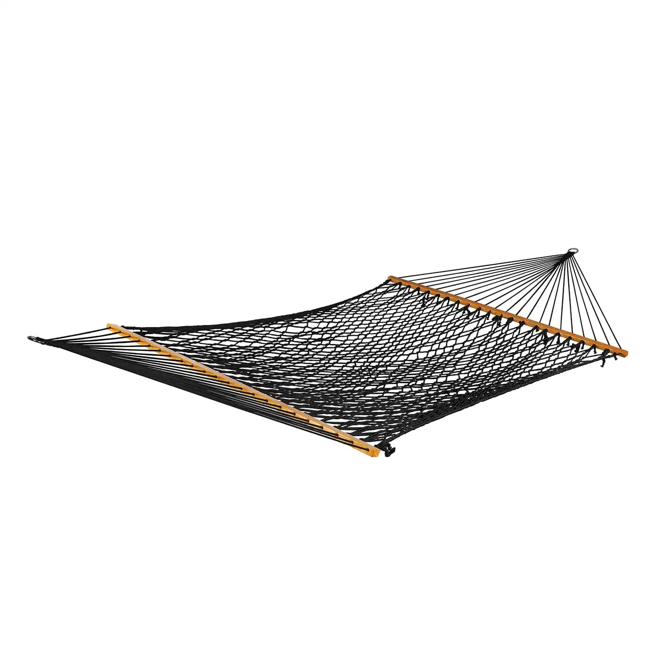 Bliss Hammocks Cotton Rope Hammock W/ Spreader Bar, 60-in. Wide, 450 lb. Capacity - Black
Bliss Hammocks Cotton Rope Hammock W/ Spreader Bar, 60-in. Wide, 450 lb. Capacity - Black