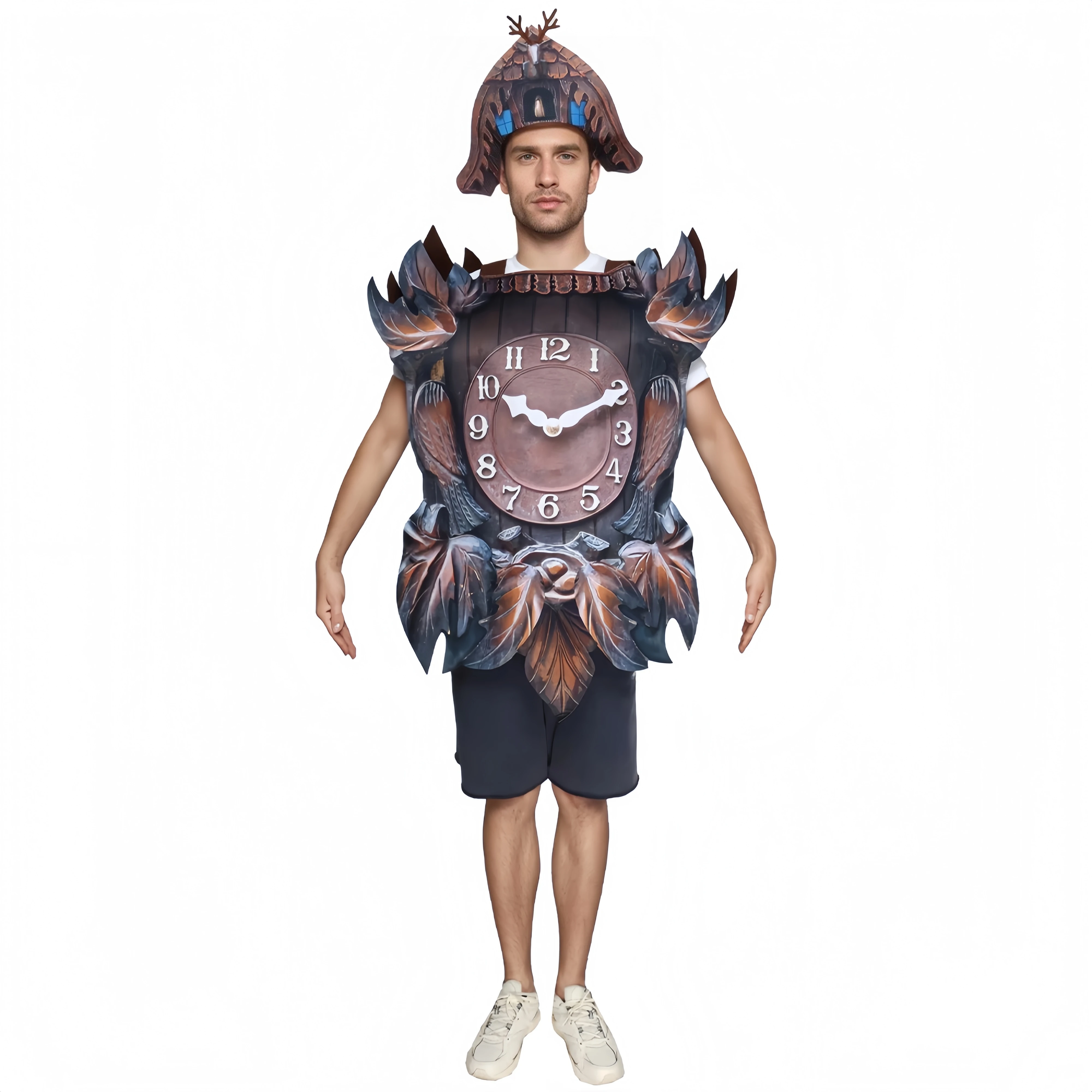Halloween Adult Cuckoo Costumes Clock Jumpsuit Cosplay Outfit Carnival Dress
Halloween Adult Cuckoo Costumes Clock Jumpsuit Cosplay Outfit Carnival Dress