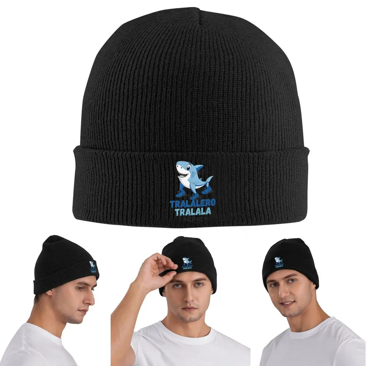 Tralalero Tralala Shark Italian Brainrot Warm Knitted Cap Winter Knit Bonnet Hat Skullies Beanies Hip Hop Caps for Unisex
Tralalero Tralala Shark Italian Brainrot Warm Knitted Cap Winter Knit Bonnet Hat Skullies Beanies Hip Hop Caps for Unisex