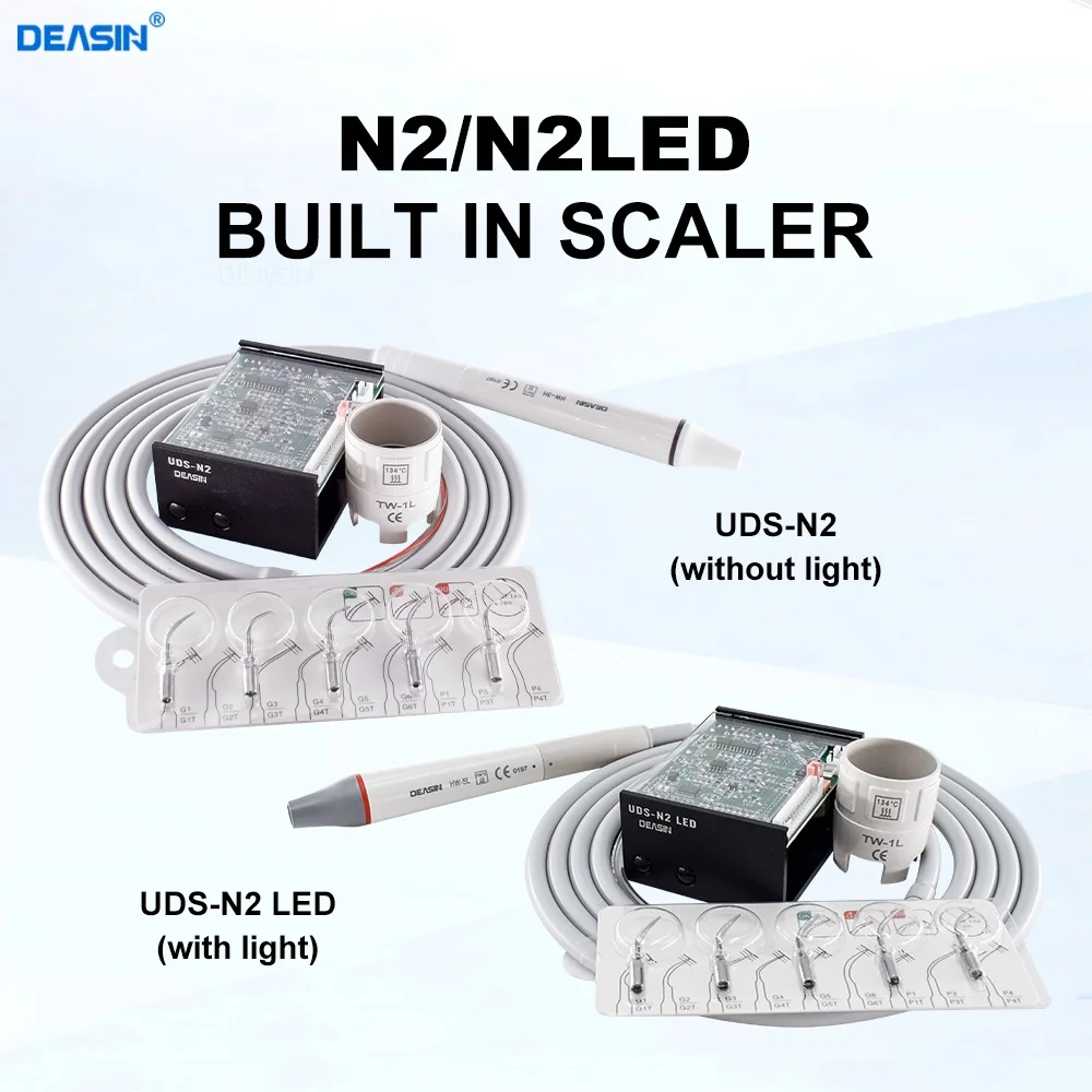 Dental Built in Ultrasonic Scaler HW-3H/5L N2/N2LED Scaling Tips For Dentistry Teeth Cleaning Whitening Tools
Dental Built in Ultrasonic Scaler HW-3H/5L N2/N2LED Scaling Tips For Dentistry Teeth Cleaning Whitening Tools