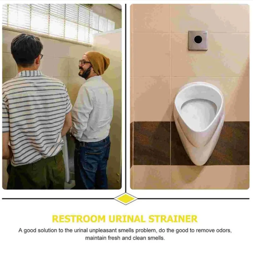 Anti Splash Design Urinal Screens Deodorizer Long Lasting Soft Urinal Mats Odor Freshener Easy to Use Urinal Screen Pad Toilet
Anti Splash Design Urinal Screens Deodorizer Long Lasting Soft Urinal Mats Odor Freshener Easy to Use Urinal Screen Pad Toilet