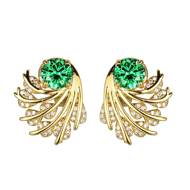 Luxury Vintage Paraiba Green Copper Gold Plated Earrings For Women Elegant Fashion High End Drop Earrings Exquisite Jewelry Gift
Luxury Vintage Paraiba Green Copper Gold Plated Earrings For Women Elegant Fashion High End Drop Earrings Exquisite Jewelry Gift