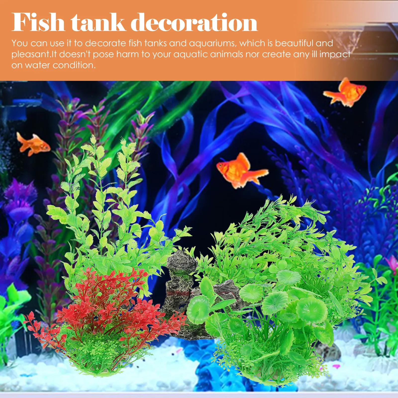 1Set Aquarium Plants Set Perfect for Household Or Office Fish Tanks Decorative Aquatic Plant Set Safe for Aquatic Animals
1Set Aquarium Plants Set Perfect for Household Or Office Fish Tanks Decorative Aquatic Plant Set Safe for Aquatic Animals