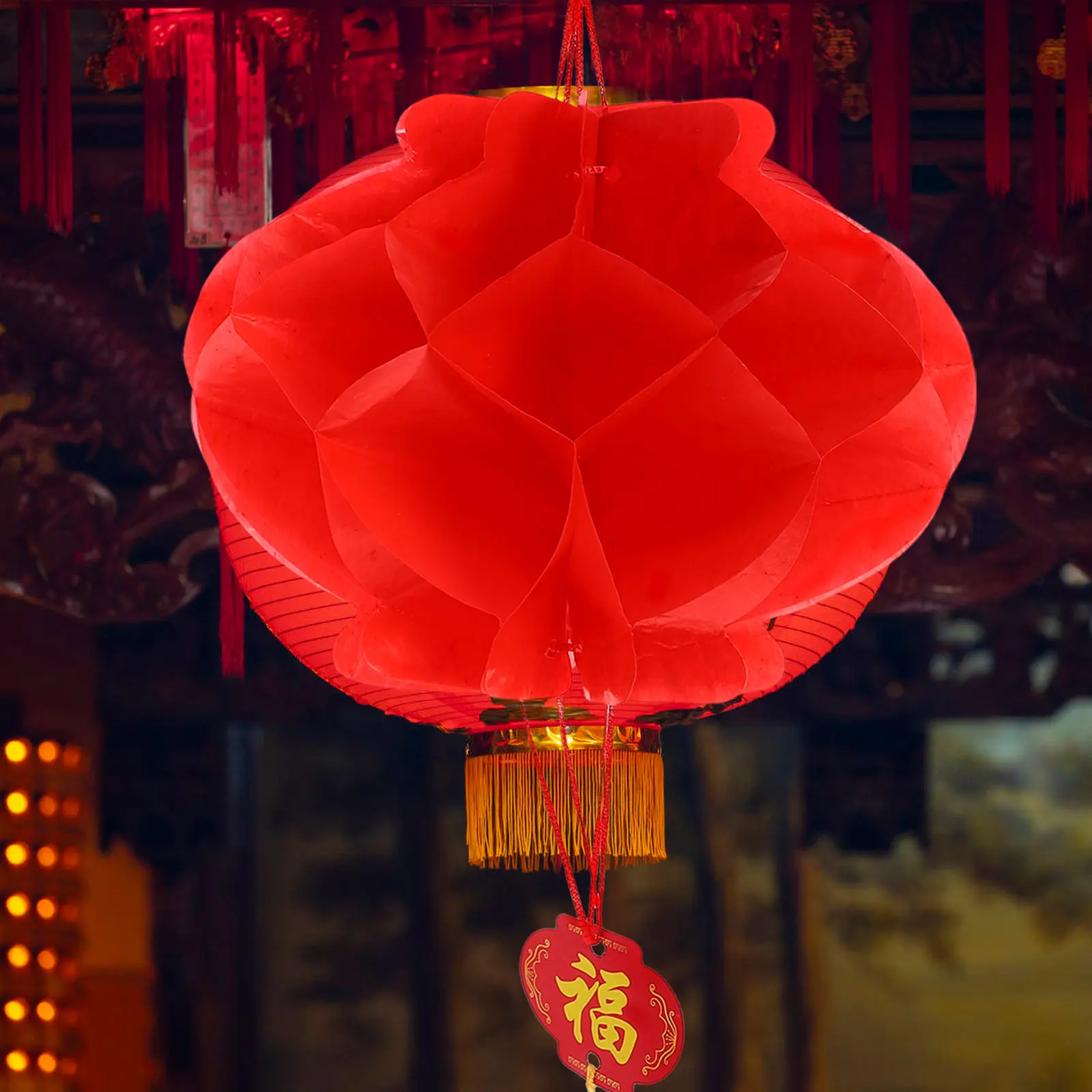 10Pcs Red Paper Lanterns Waterproof Spring Festival Hanging Decor Chinese New Year Lanterns Foldable Festive Lantern Ornament
10Pcs Red Paper Lanterns Waterproof Spring Festival Hanging Decor Chinese New Year Lanterns Foldable Festive Lantern Ornament