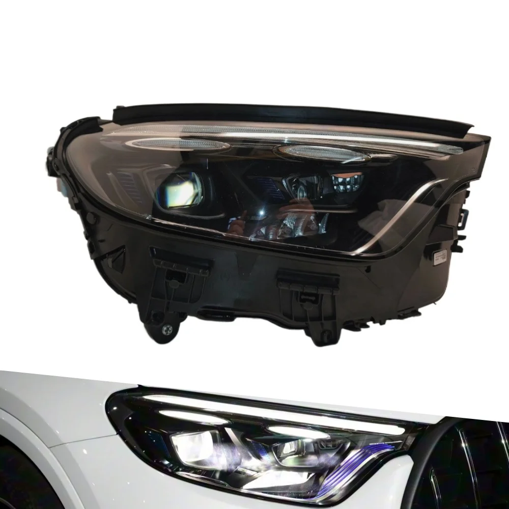 Подходит для фар Mercedes-Benz GLC X254 2023-2025 W254, фары GLC300 GLC43 GLC63, цифровые светодиодные фары в сборе
Подходит для фар Mercedes-Benz GLC X254 2023-2025 W254, фары GLC300 GLC43 GLC63, цифровые светодиодные фары в сборе