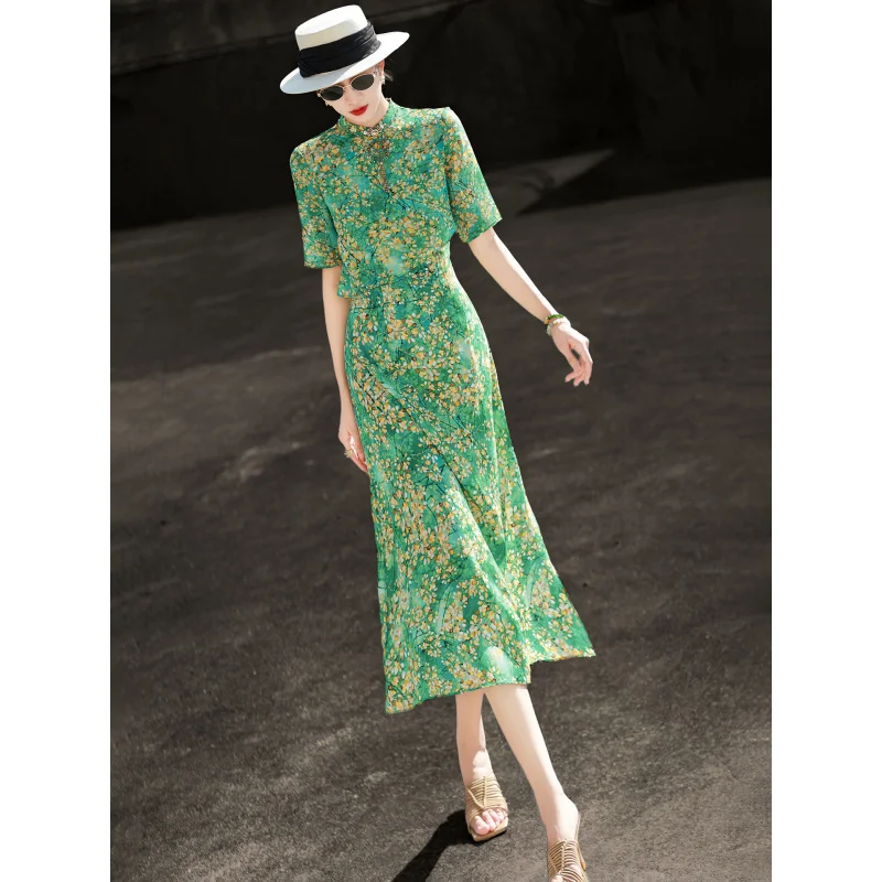 MEXCOCO 2026 Summer New Retro Improved Cheongsam Dress Slim Beaded Printed Women Dress
MEXCOCO 2026 Summer New Retro Improved Cheongsam Dress Slim Beaded Printed Women Dress