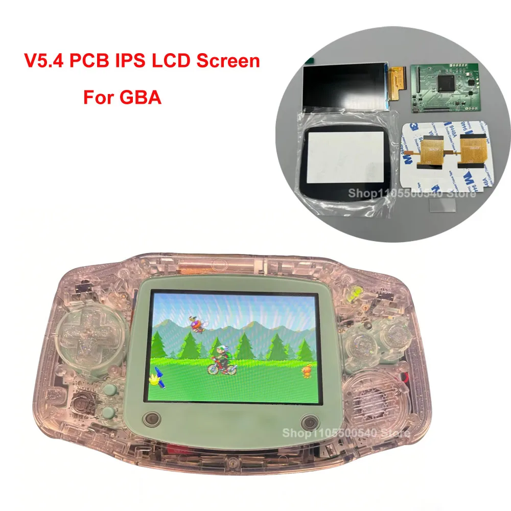 V5.4 PCB IPS LCD Screen For GAMEBOY ADVANCE For GBA Cut-free shell No welding Original Size Screen Highlight Brightness LCD
V5.4 PCB IPS LCD Screen For GAMEBOY ADVANCE For GBA Cut-free shell No welding Original Size Screen Highlight Brightness LCD