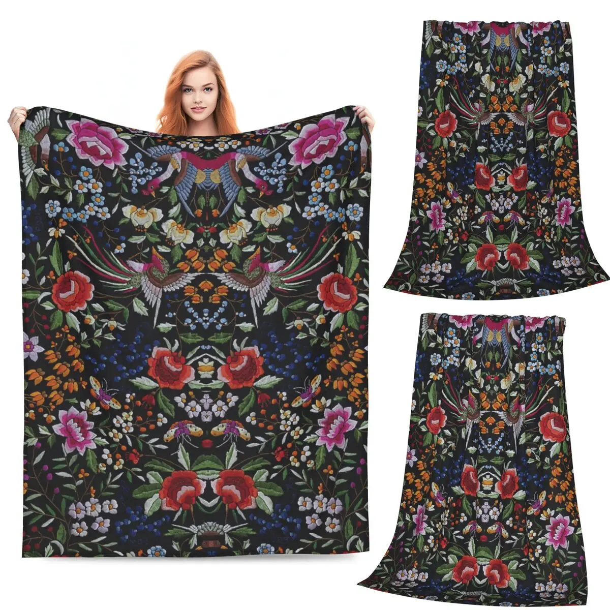 Spanish Flamenco Manton Shawl Motif Blankets Fleece Sofa Throw Blanket for Couch Bedding Office Throws Bedspread Quilt
Spanish Flamenco Manton Shawl Motif Blankets Fleece Sofa Throw Blanket for Couch Bedding Office Throws Bedspread Quilt