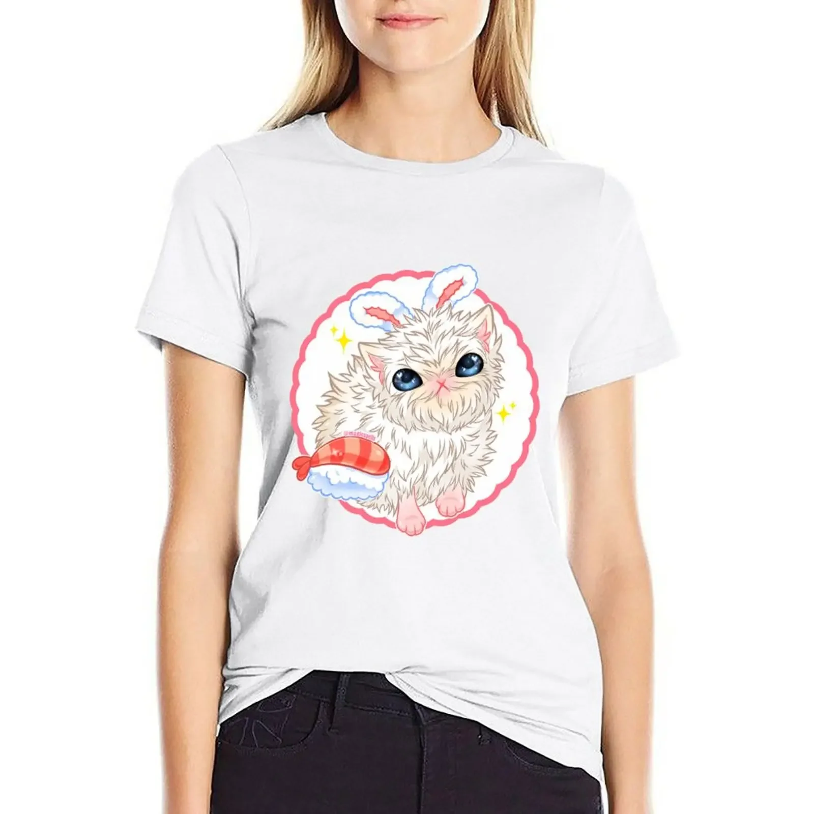 wisp the cat T-shirt Short sleeve tee korean fashion Female clothing Women's t-shirt
wisp the cat T-shirt Short sleeve tee korean fashion Female clothing Women's t-shirt