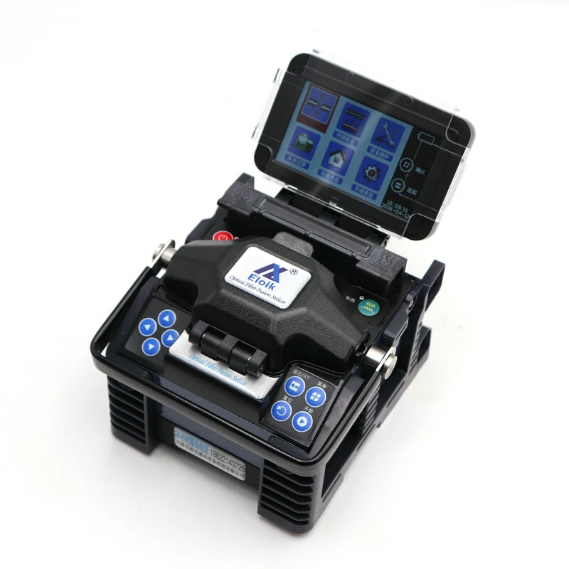 Original Eloik ALK-88 Fusion Splicer Cladding Alignment FTTH Automatic Heating Optic Fiber Splicing Machine
Original Eloik ALK-88 Fusion Splicer Cladding Alignment FTTH Automatic Heating Optic Fiber Splicing Machine