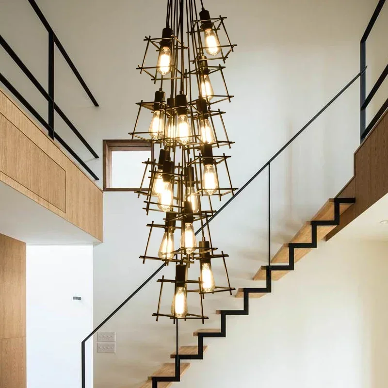 G Ameri retro iron industrial chandeliers creative personality bar restaurant cafe clothing store chandeliers led lighting lamp
G Ameri retro iron industrial chandeliers creative personality bar restaurant cafe clothing store chandeliers led lighting lamp