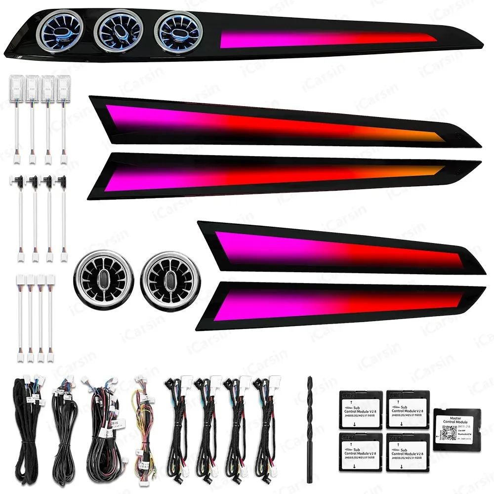 Upgrade 64 Color LED Interior Ambient Lighting for Mercedes Benz C-class W204 2010-2014 Trim Accessories Decoration
Upgrade 64 Color LED Interior Ambient Lighting for Mercedes Benz C-class W204 2010-2014 Trim Accessories Decoration