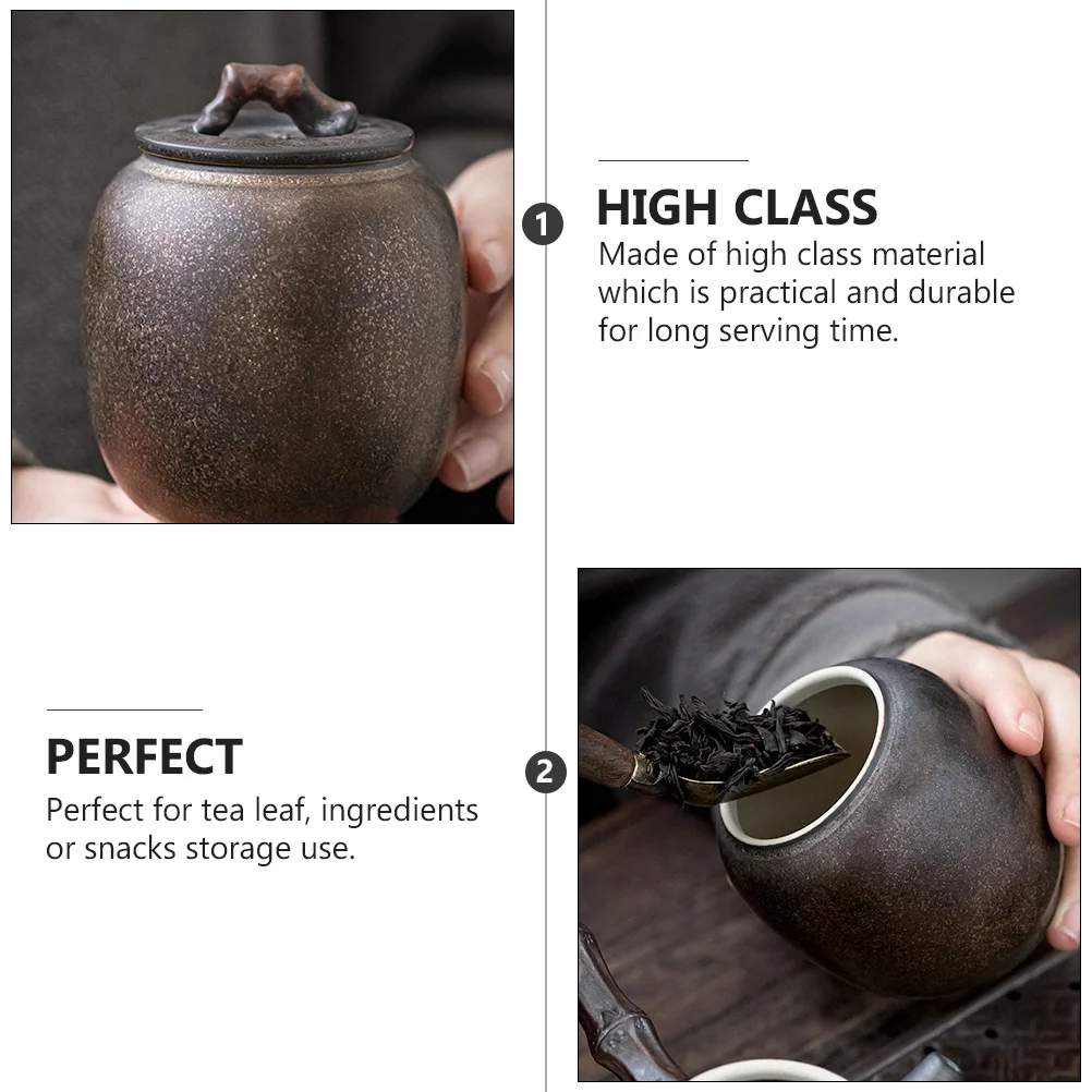 Household Seal Jar Sealing Container Tea Leaf Storage Can Ceramic Canister Decorative Food 
Household Seal Jar Sealing Container Tea Leaf Storage Can Ceramic Canister Decorative Food