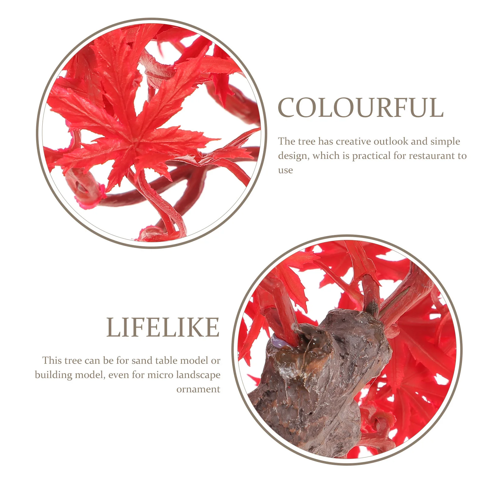 Mini Red Maple Tree Artificial Small Tree Decoration For Home Office Desk Sand Table Micro Landscape Ornament Fake Plant
Mini Red Maple Tree Artificial Small Tree Decoration For Home Office Desk Sand Table Micro Landscape Ornament Fake Plant