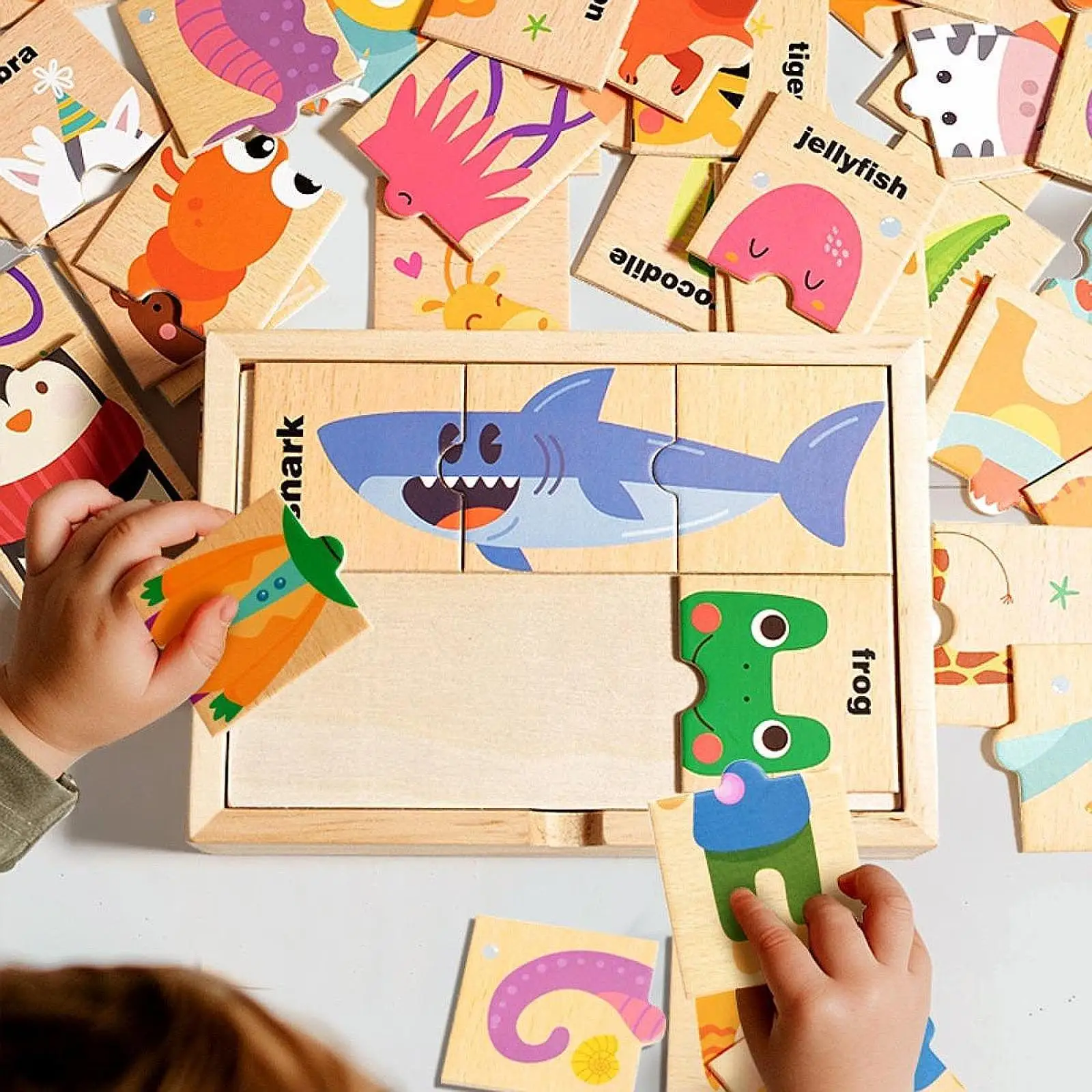 Wooden Matching Puzzles Matching Puzzles Portable Lightweight Cube Block Toys Early Learning Toys for Boys Travel Home
Wooden Matching Puzzles Matching Puzzles Portable Lightweight Cube Block Toys Early Learning Toys for Boys Travel Home