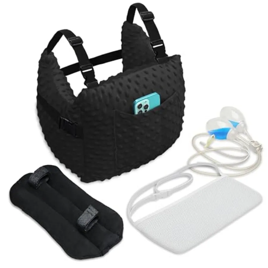Mastectomy Recovery Pillow + Strap, Seat Belt Cover and Shower Lanyard Post-Op Essentials, Breast Augmentation/Reduction and Ma
Mastectomy Recovery Pillow + Strap, Seat Belt Cover and Shower Lanyard Post-Op Essentials, Breast Augmentation/Reduction and Ma
