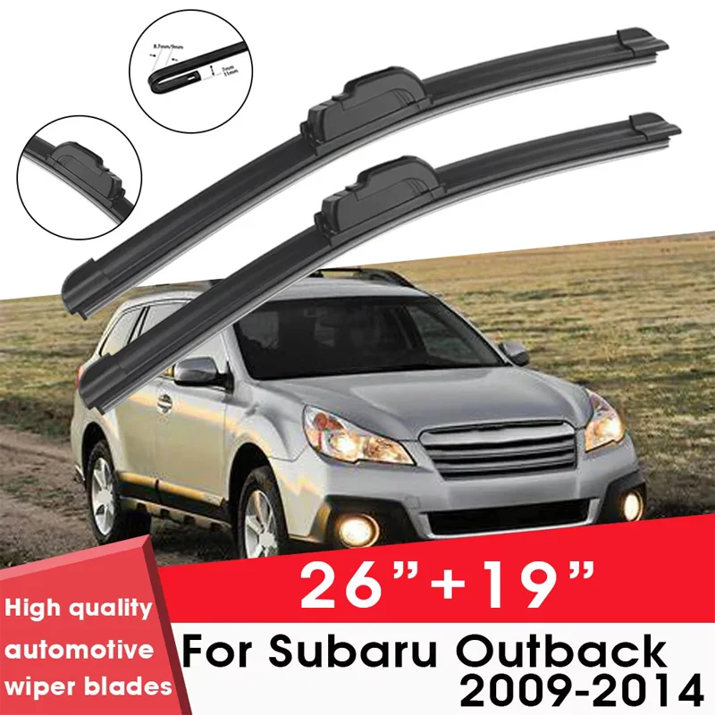 Car Wiper Blade Blades For Subaru Outback 2009-2014 26"+19" Windshield Windscreen Clean Rubber Silicon Cars Wipers Accessories
Car Wiper Blade Blades For Subaru Outback 2009-2014 26"+19" Windshield Windscreen Clean Rubber Silicon Cars Wipers Accessories