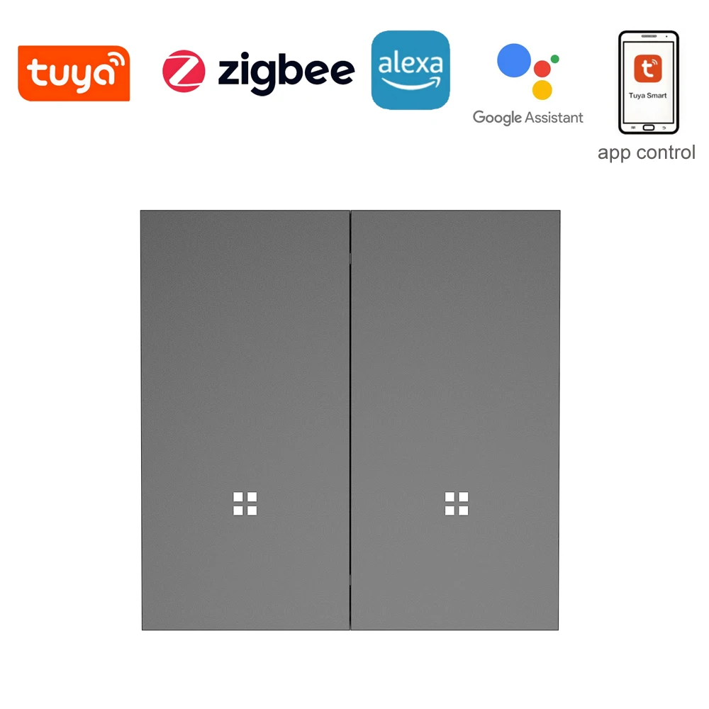 Умные переключатели Tuya с 2-бандовой кнопкой работает с Alexa Google Home для домашнего помощника Умный выключатель света для гостиницы Home Kit M8-2
Умные переключатели Tuya с 2-бандовой кнопкой работает с Alexa Google Home для домашнего помощника Умный выключатель света для гостиницы Home Kit M8-2