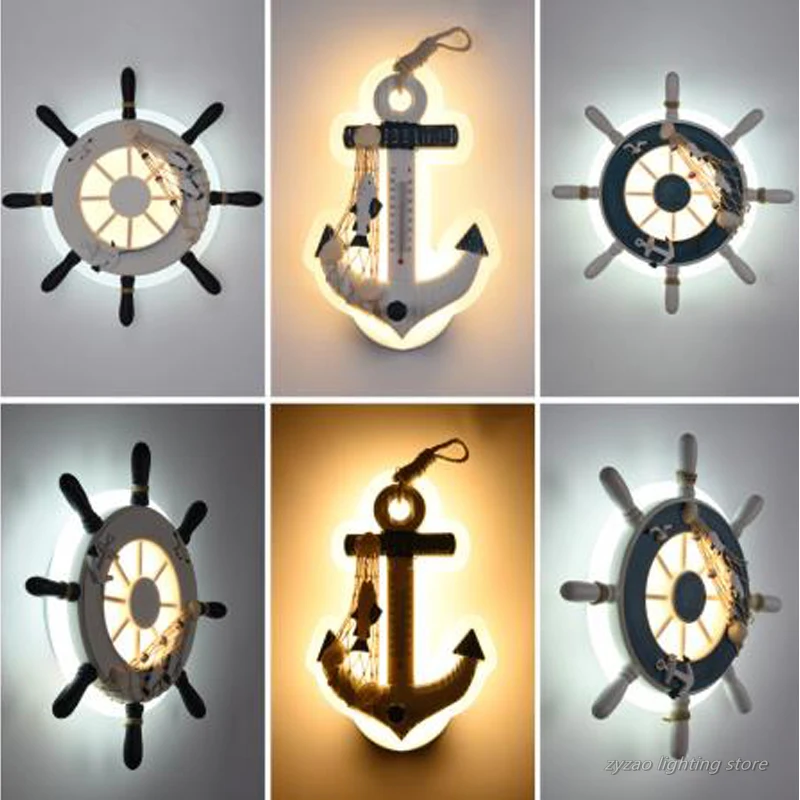 Children Light LED Mediterranean anchor Wall lamps Baby Kids bedroom Wall sconce living room study Birthday Party Decor Lamps
Children Light LED Mediterranean anchor Wall lamps Baby Kids bedroom Wall sconce living room study Birthday Party Decor Lamps