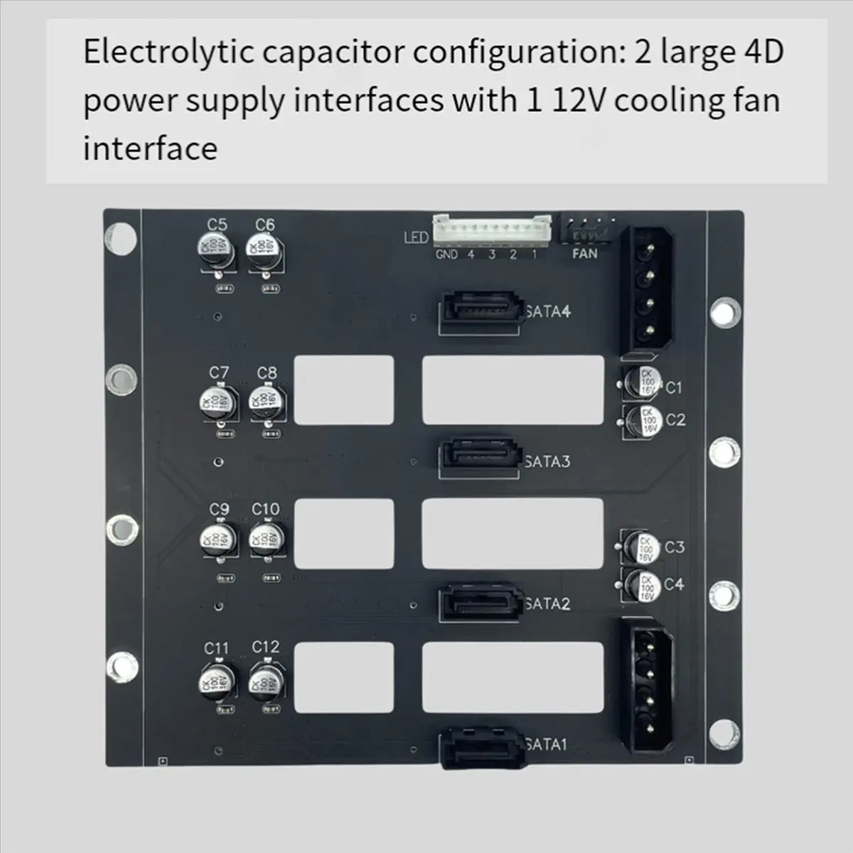 A75T 2X 6Gbps SSD HDD SATA5.1 Hard Disk Drive Backplane Nas Storage Card Server Expansion Board 2 X 4D
A75T 2X 6Gbps SSD HDD SATA5.1 Hard Disk Drive Backplane Nas Storage Card Server Expansion Board 2 X 4D