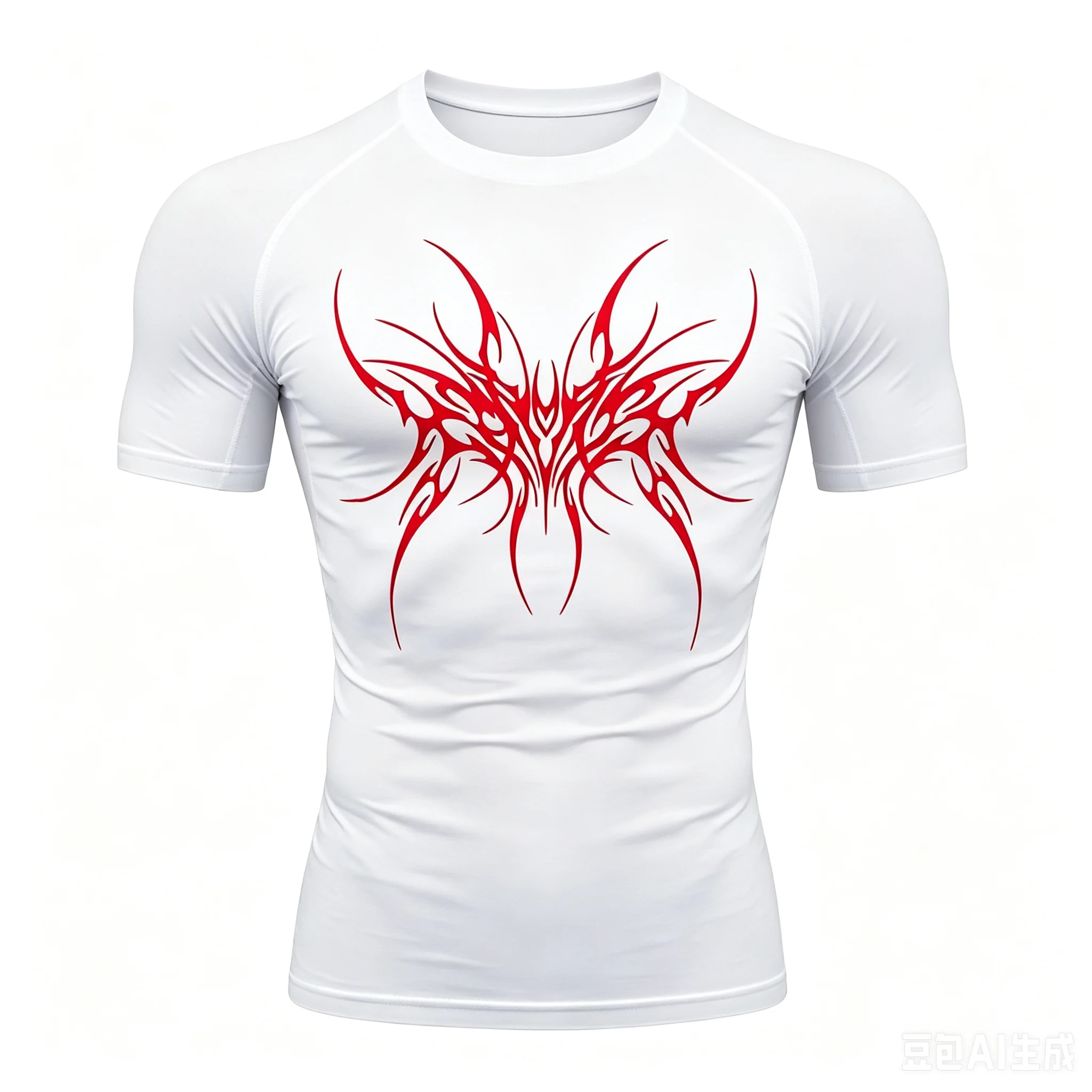 Cool Symmetric Tribal Chest Print Men Short Sleeve Compression Top Sweat Resistant Bodybuilding Athletic Undershirt
Cool Symmetric Tribal Chest Print Men Short Sleeve Compression Top Sweat Resistant Bodybuilding Athletic Undershirt