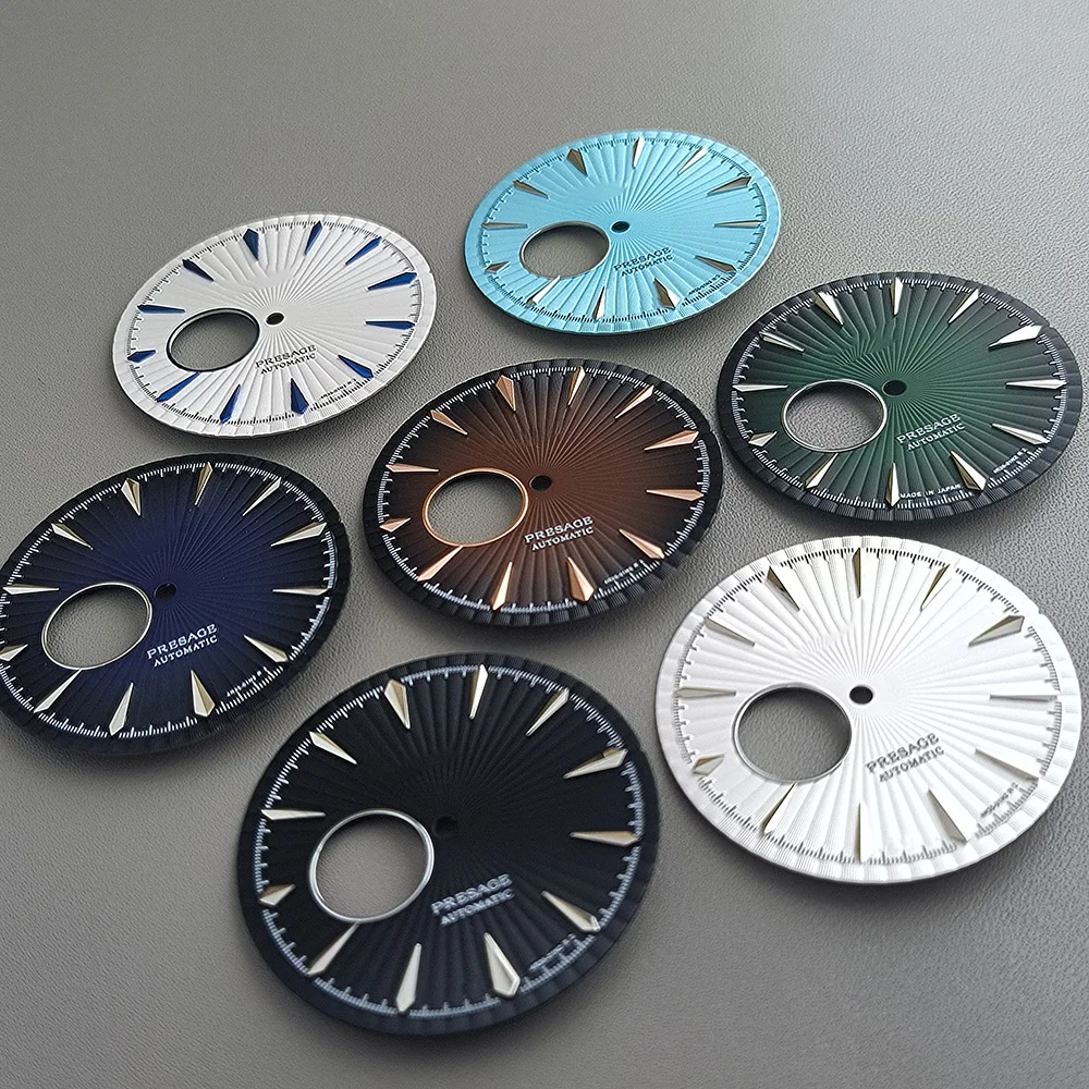 35mm high-quality NH38 dial PRESSAGE hollowed out S dial suitable for NH38 movement watch accessories
35mm high-quality NH38 dial PRESSAGE hollowed out S dial suitable for NH38 movement watch accessories