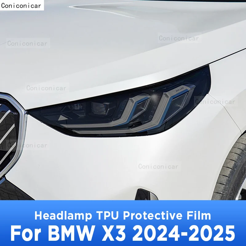 For BMW X3 2024 2025 Car Exterior Headlight Anti-scratch Front Lamp Tint TPU Protective Film Repair Accessories Sticker
For BMW X3 2024 2025 Car Exterior Headlight Anti-scratch Front Lamp Tint TPU Protective Film Repair Accessories Sticker