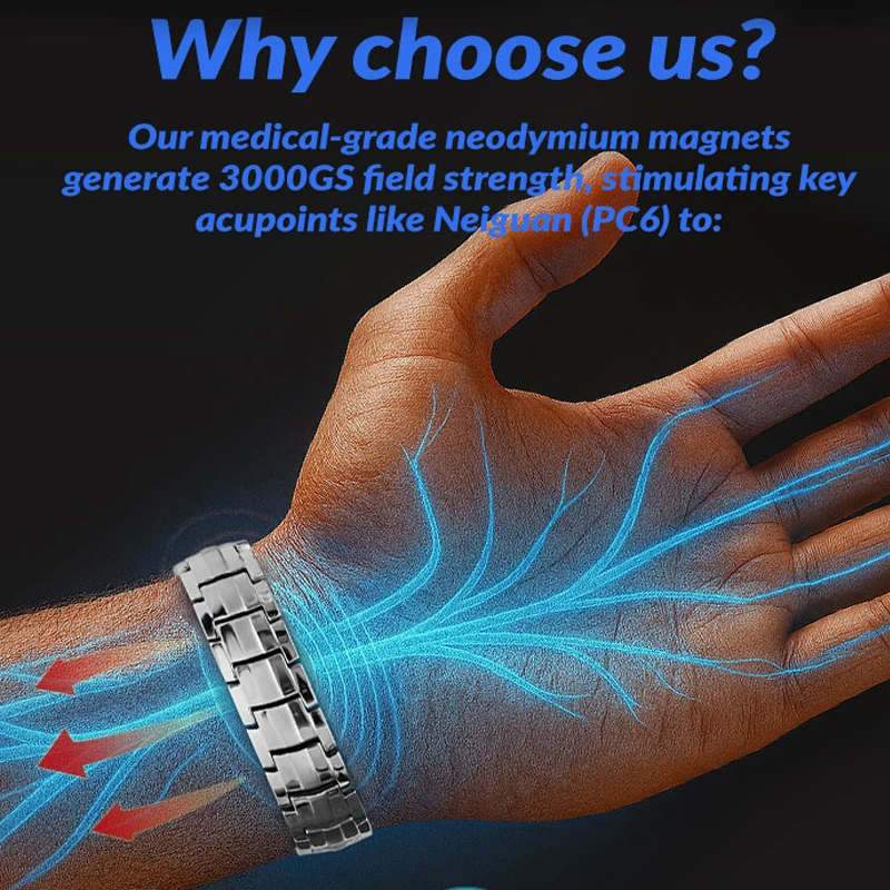 RainSo Stainless Steel Bracelet For Men With Magnetic Men's Bracelet 4 Elements Jewelry Ferromagnetic Material Halloween Party 
RainSo Stainless Steel Bracelet For Men With Magnetic Men's Bracelet 4 Elements Jewelry Ferromagnetic Material Halloween Party