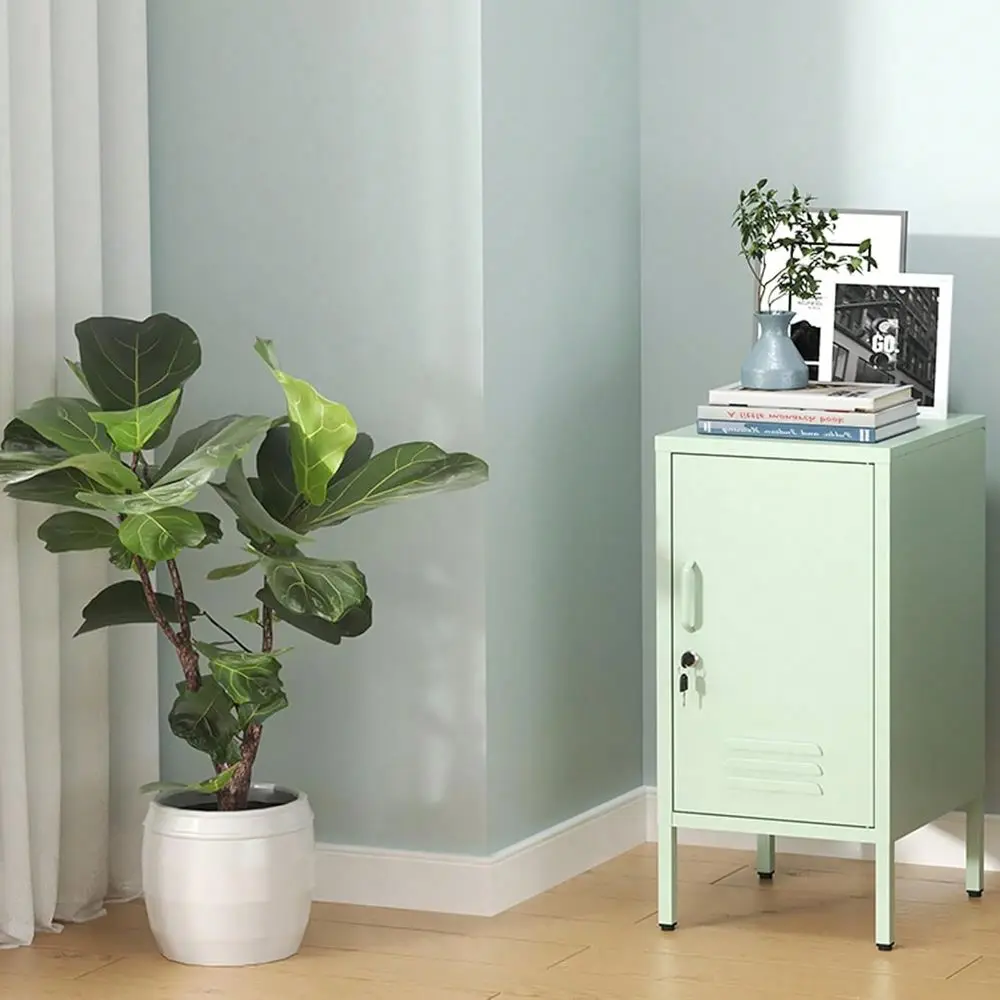 Metal Locker End Table,Modern Minimalist Room Side Table With 2 Adjustable Shelf,AntiTilt Design,Multi Storage Cabinet For Livi
Metal Locker End Table,Modern Minimalist Room Side Table With 2 Adjustable Shelf,AntiTilt Design,Multi Storage Cabinet For Livi